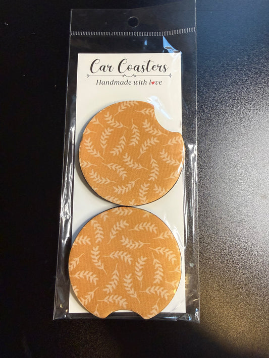Boho Leaves Coaster Set
