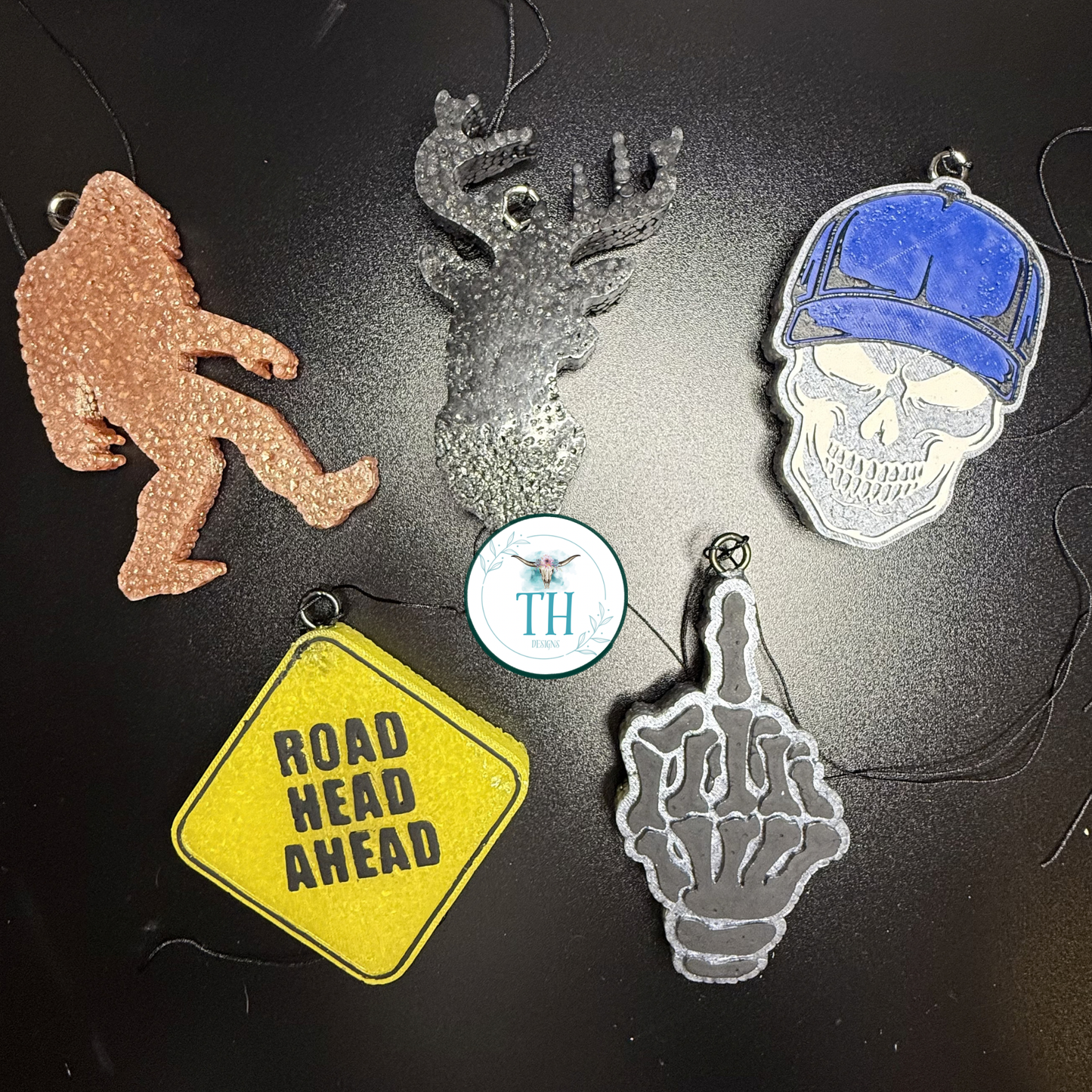 Road Head Ahead Freshie - Black Ice