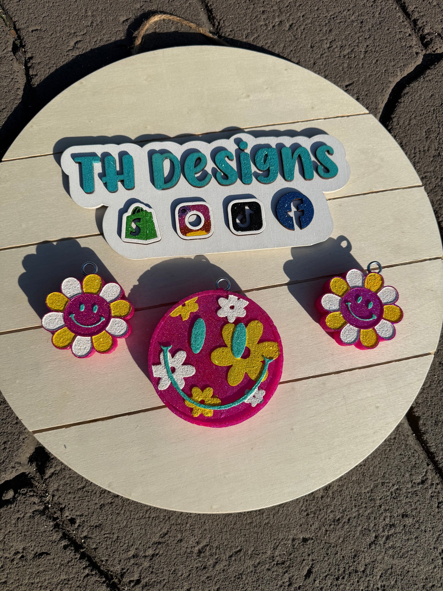 Floral Smiley Freshie Set PREORDER