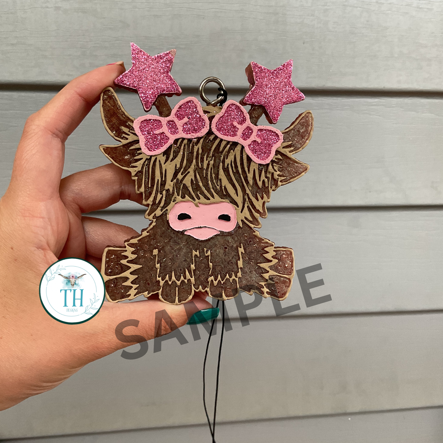Highland Cow with Stars PREORDER
