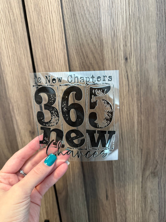16oz Cup - 12 New Chapters, 365 New Chances Wrap