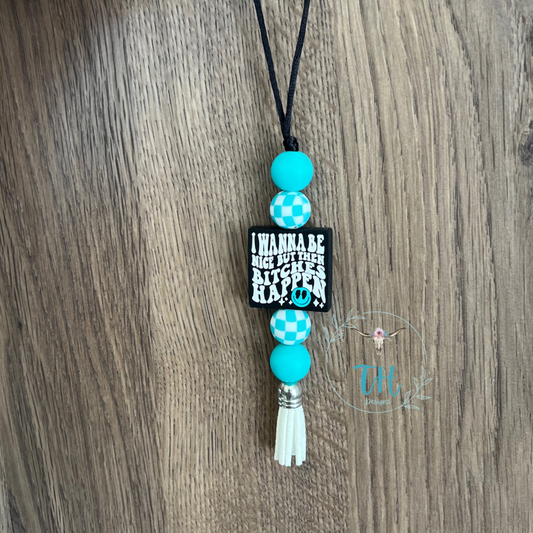 Bitch Happens MINI CAR CHARM