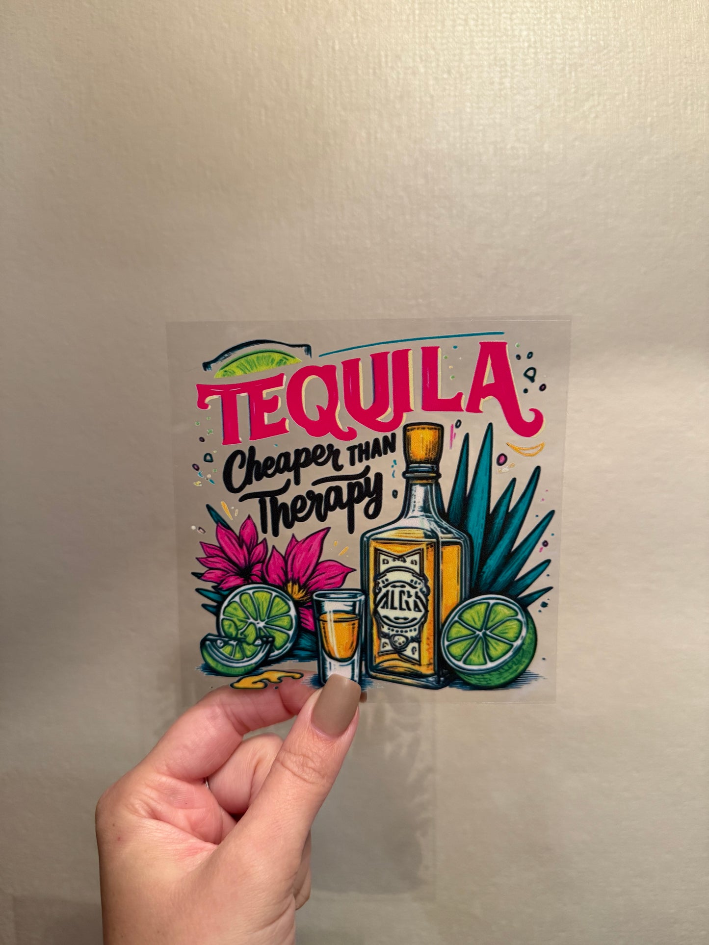 16oz Cup - Cheaper than Therapy Decal