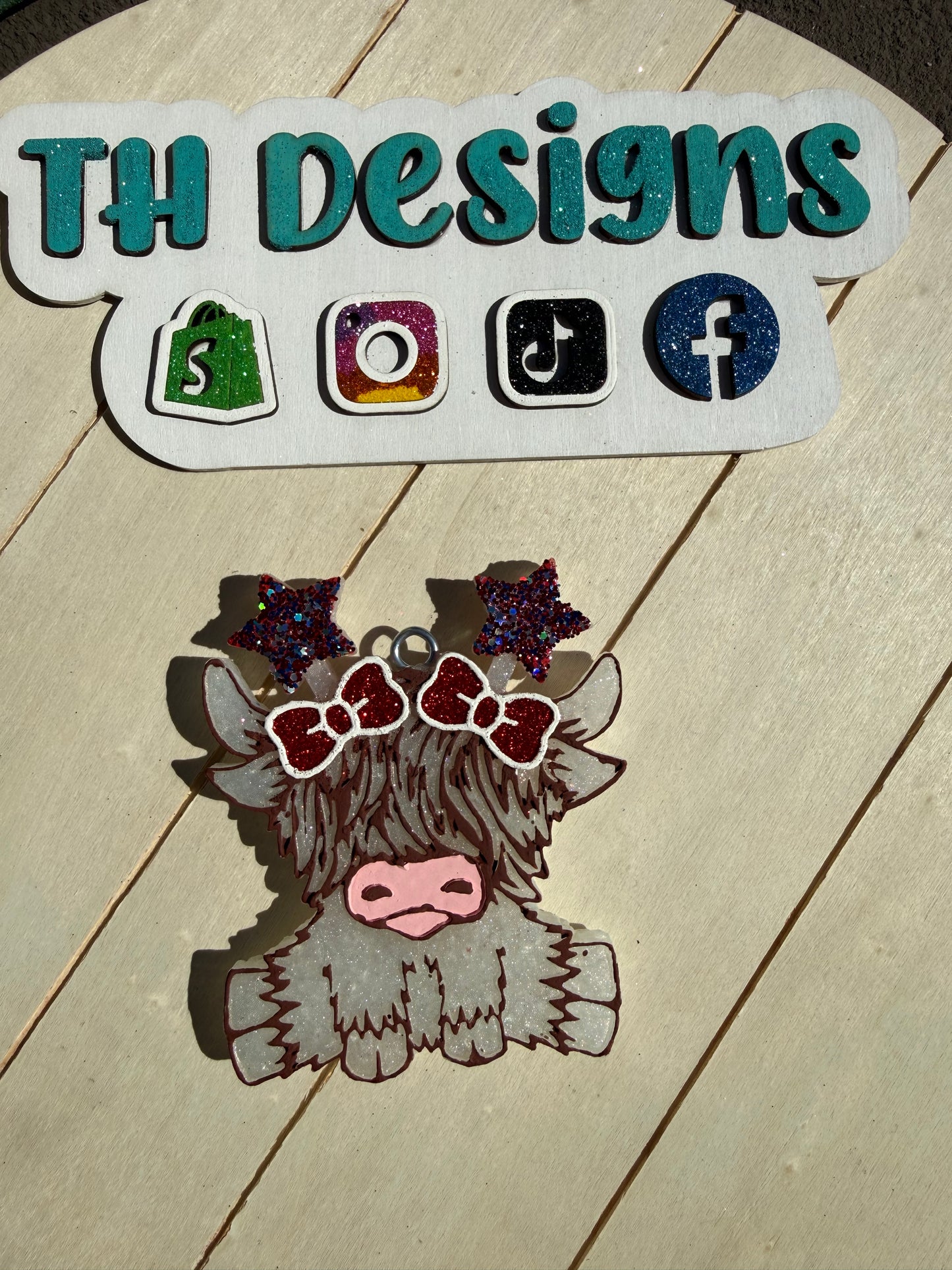 Highland Cow with Stars PREORDER