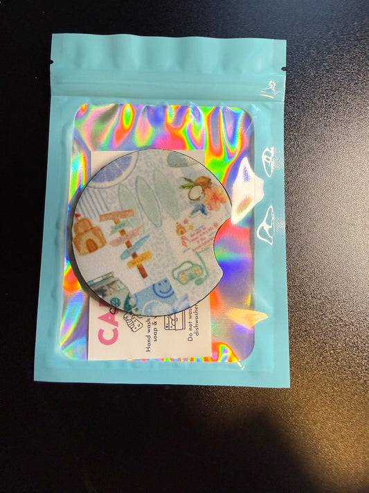 Beach Vibes Coaster Single