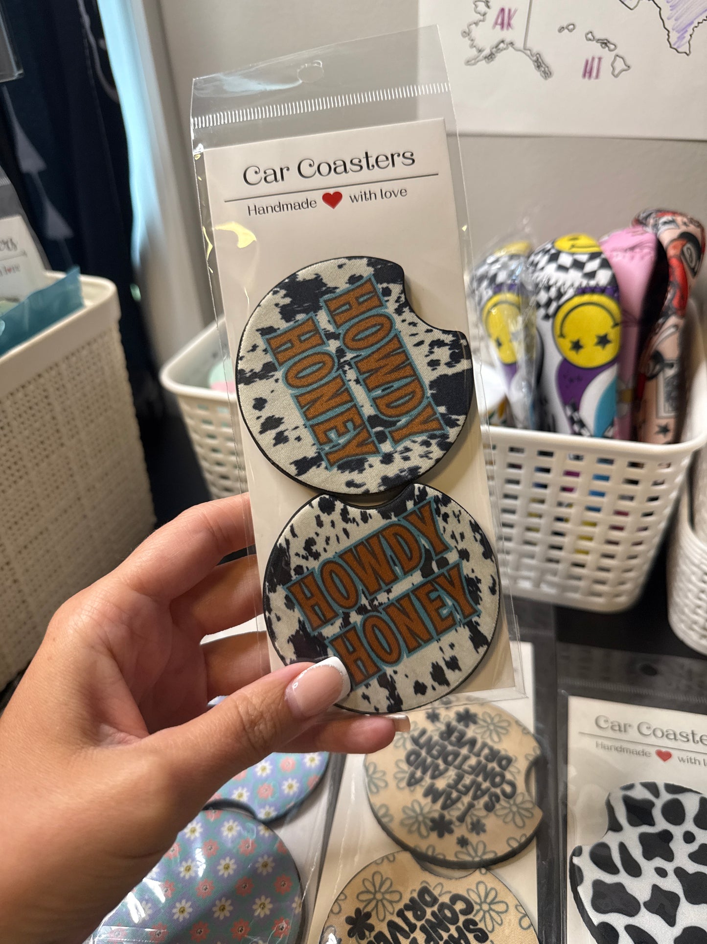 Howdy Honey Coaster Set