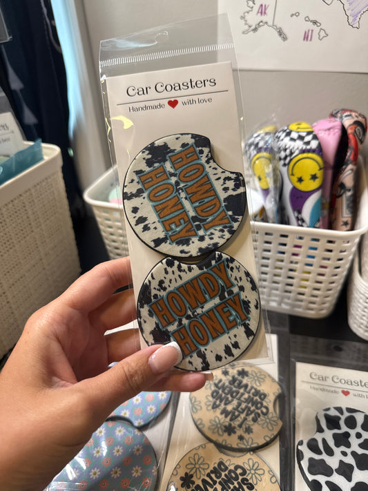 Howdy Honey Coaster Set