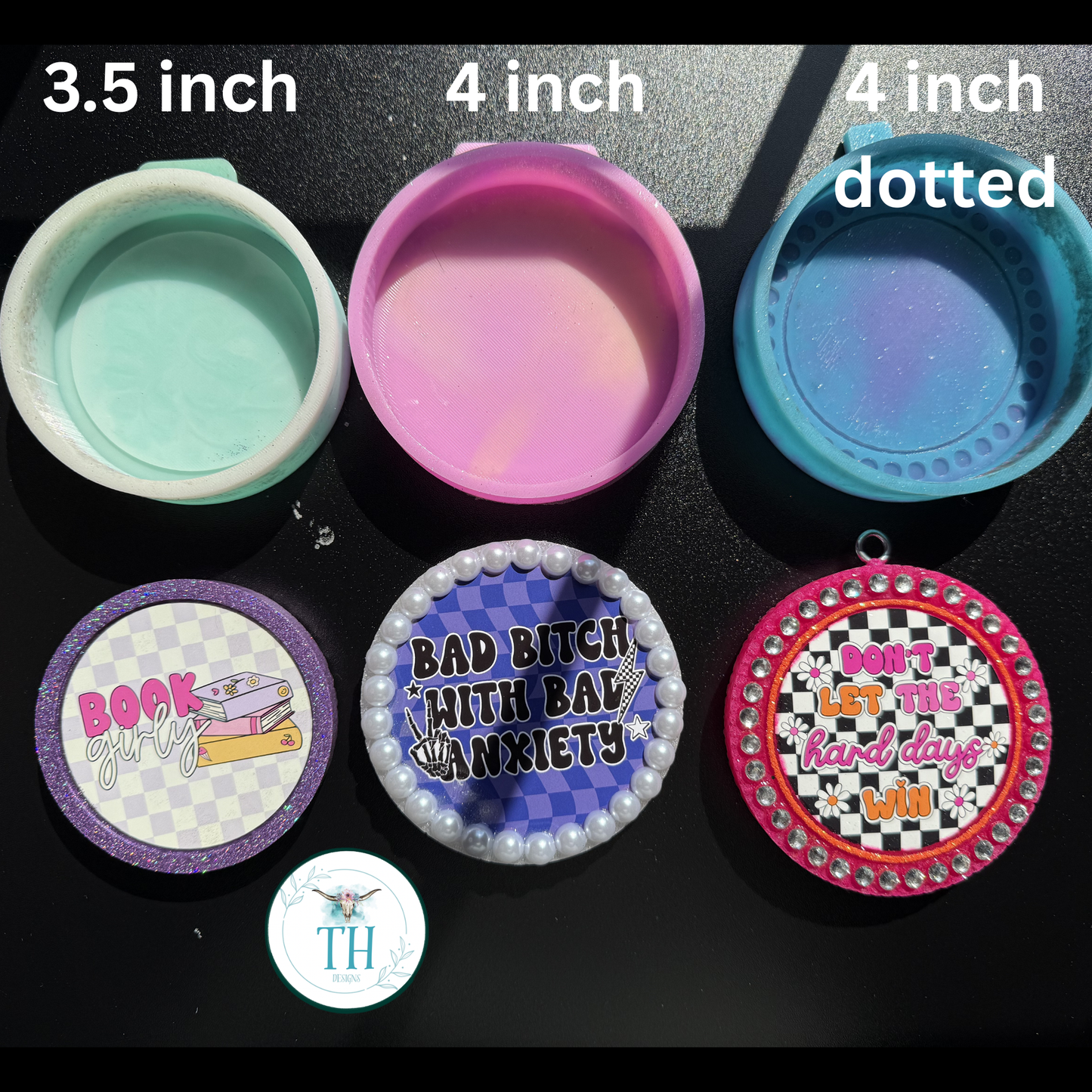 Dad Color In Round Freshie PREORDER