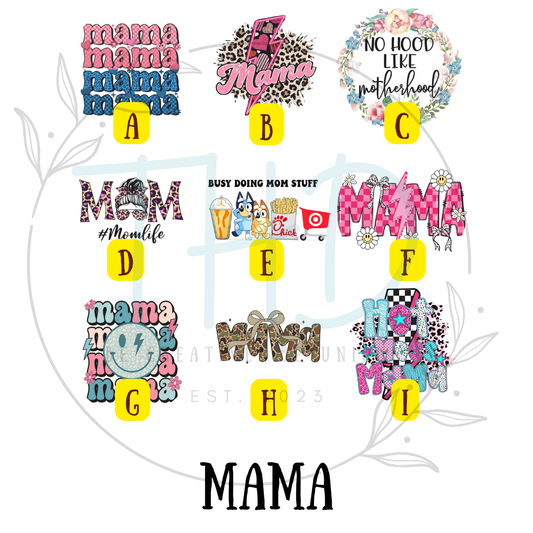 Mama Round Freshie or Coaster PREORDER