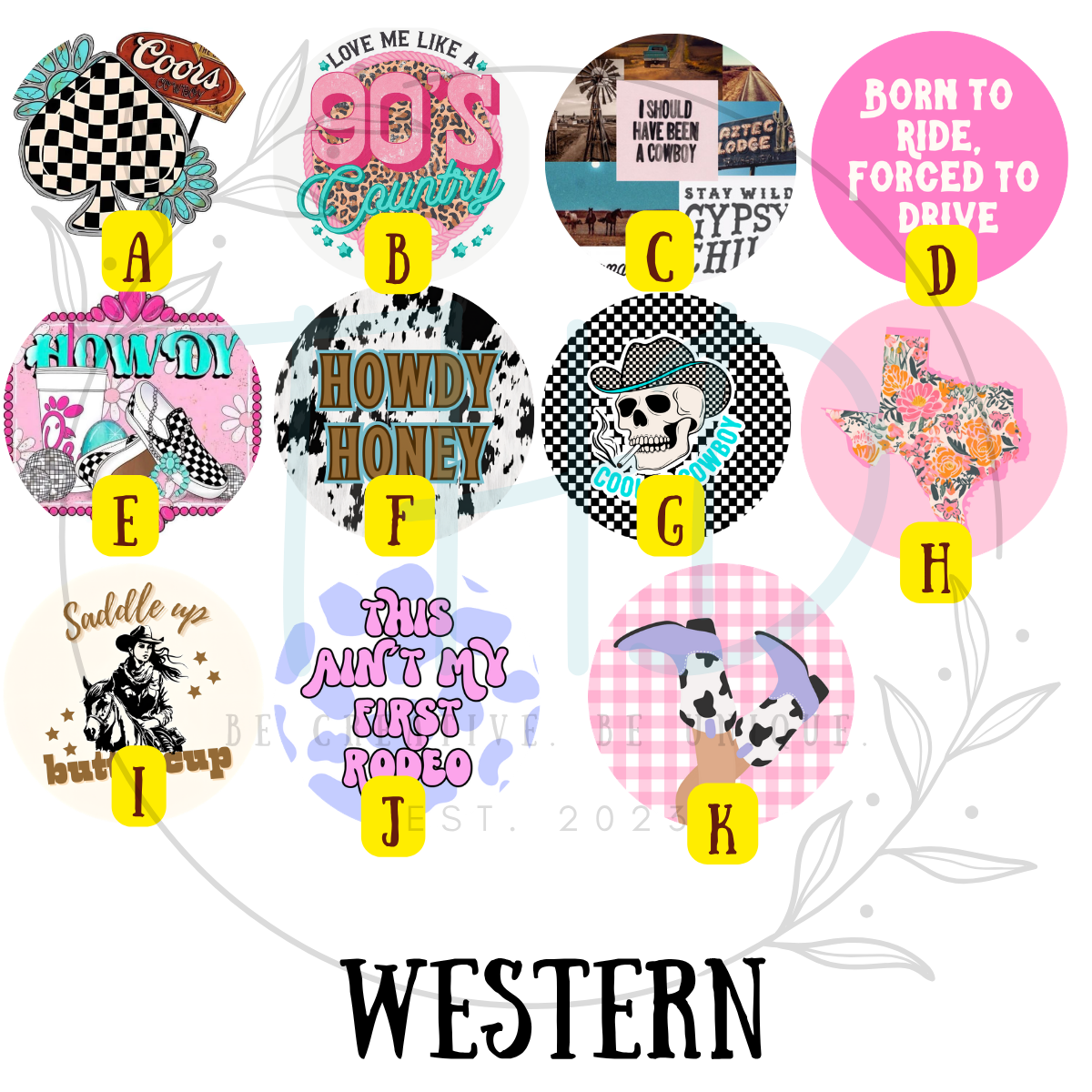 Western - Coaster PREORDER