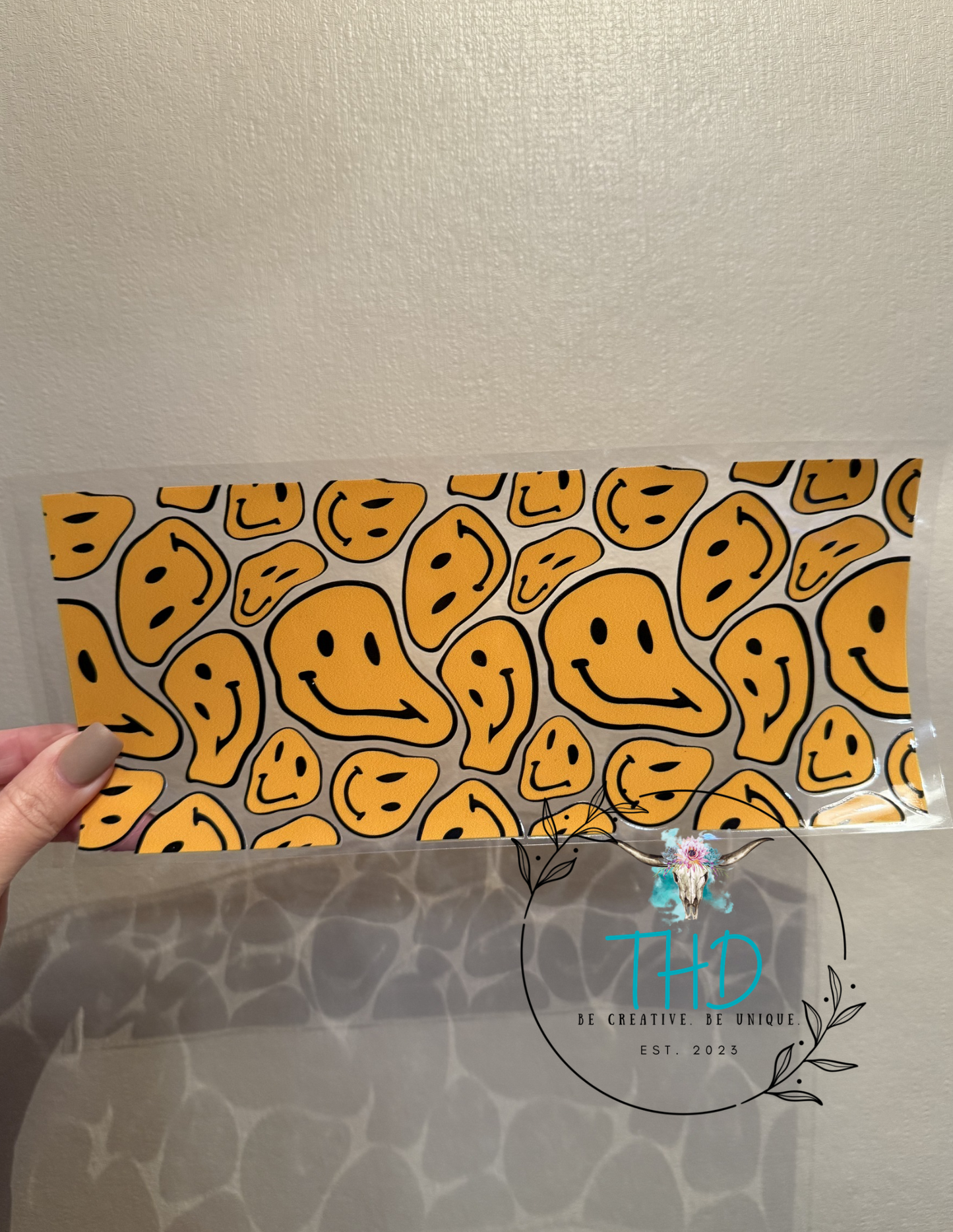 16oz Cup - Smiley Face Wrap