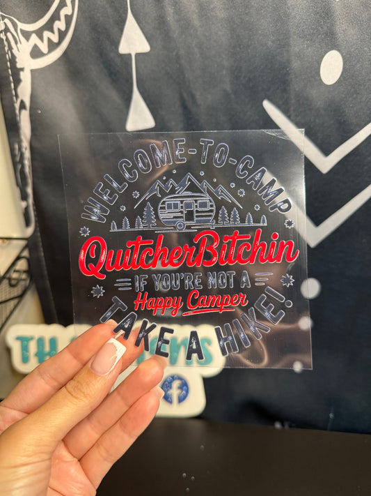 16oz Cup - QuitcherBitchin Decal