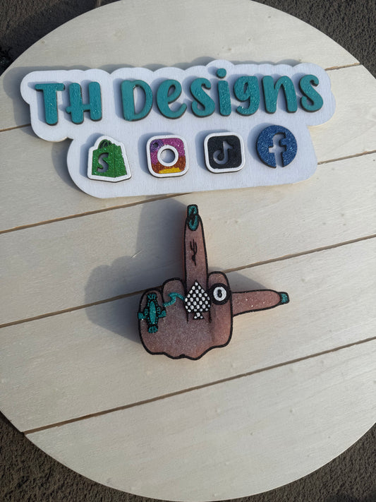 Western Middle Finger Freshie PREORDER