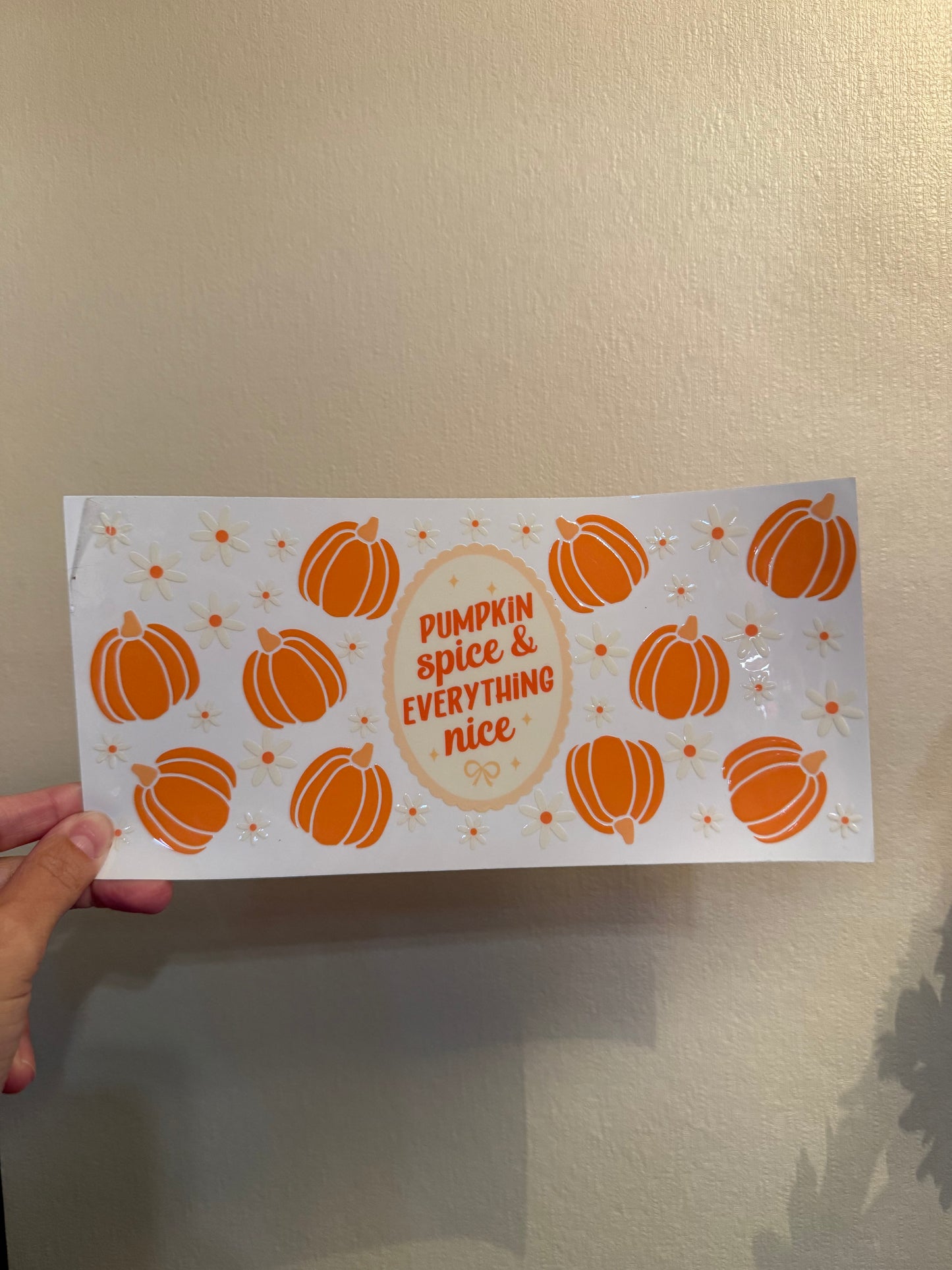 16oz Cup - Pumpkin Spice Wrap