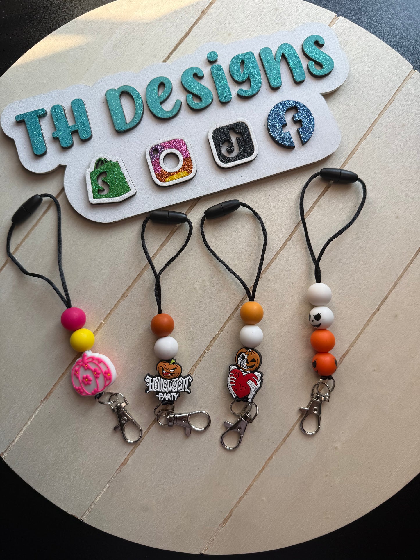Halloween Silicone Beaded Freshie Hanger