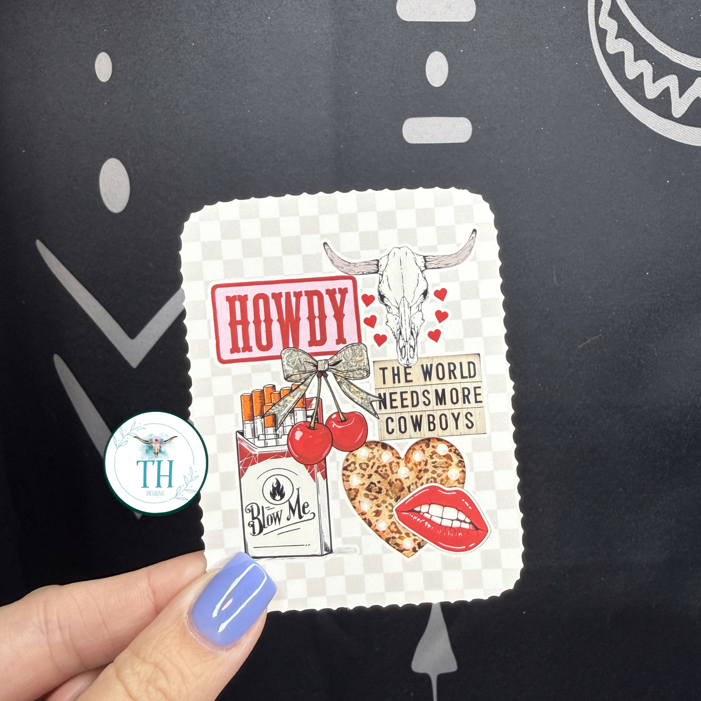 Howdy Western Rectangle