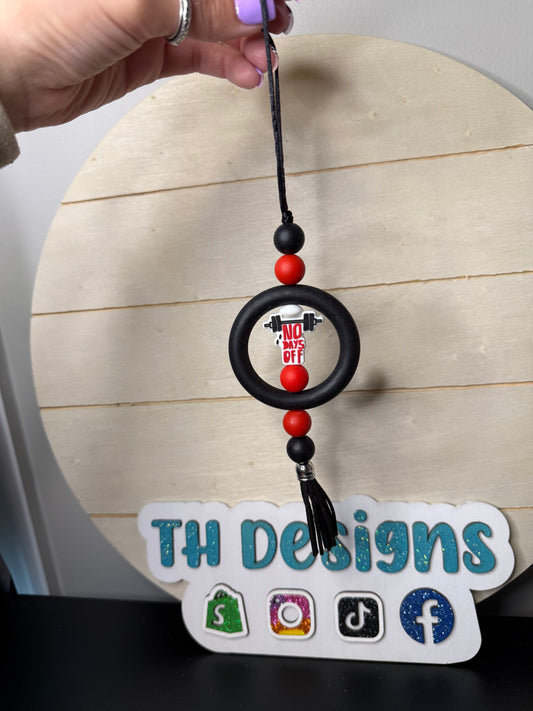 No Days Off CAR CHARM
