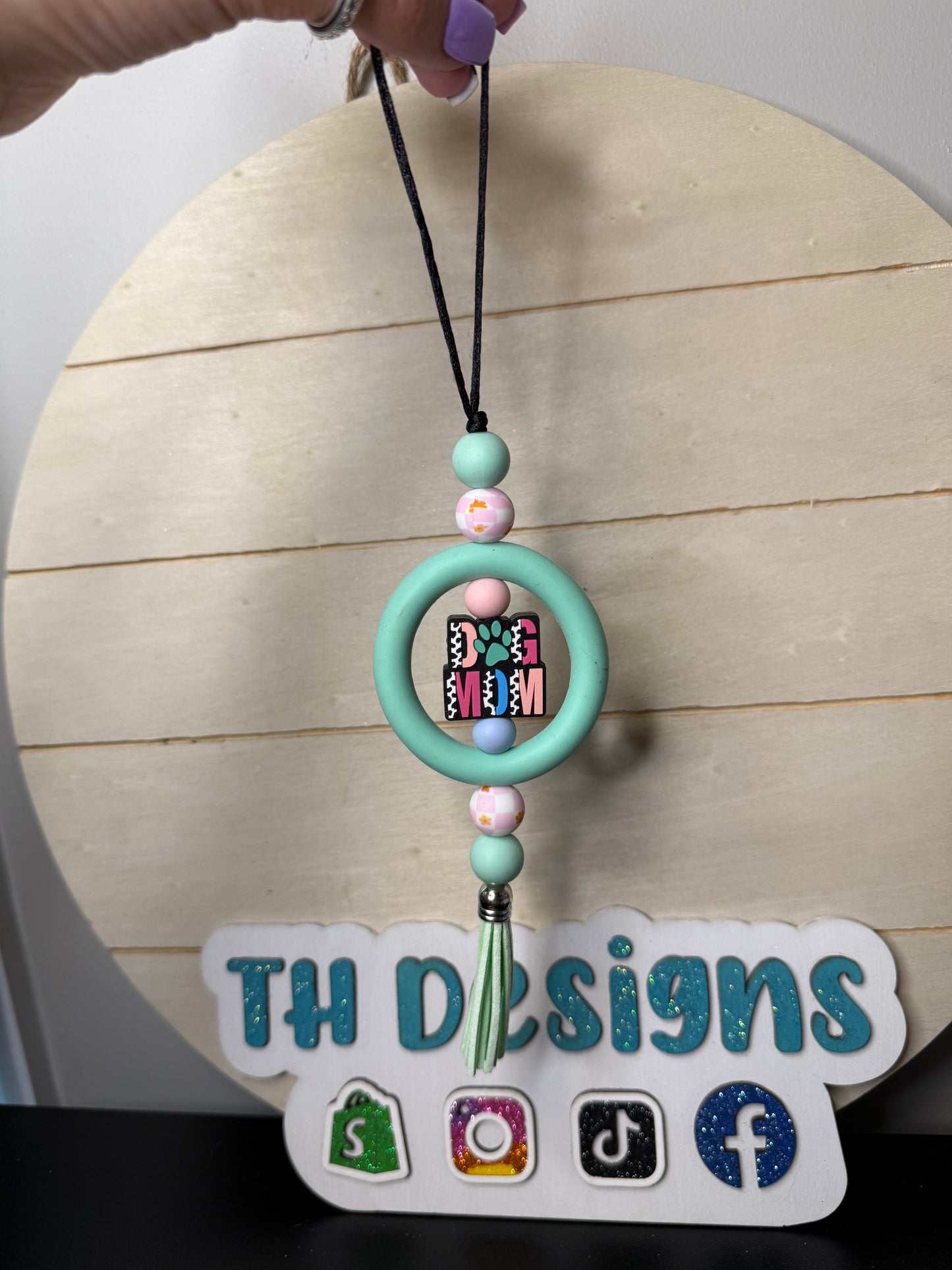 Dog Mom CAR CHARM