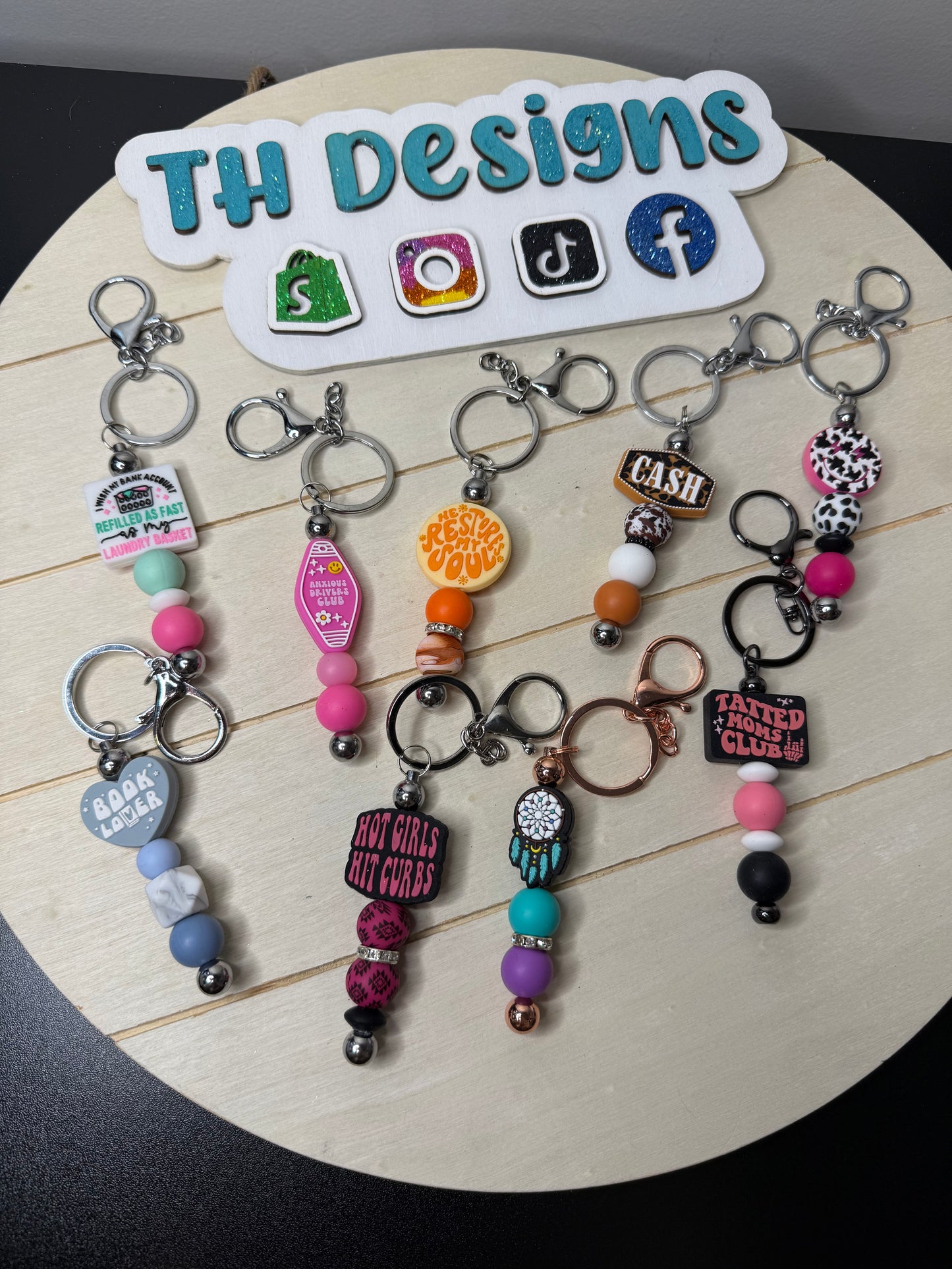 KEYCHAINS $10 or 2/$15
