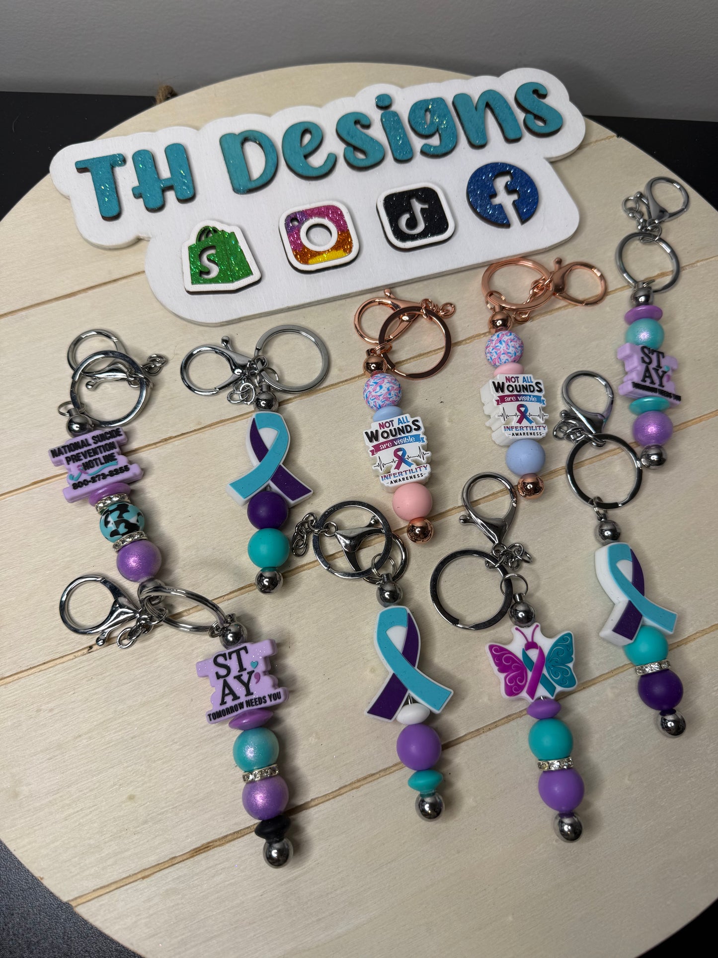 KEYCHAINS $10 or 2/$15