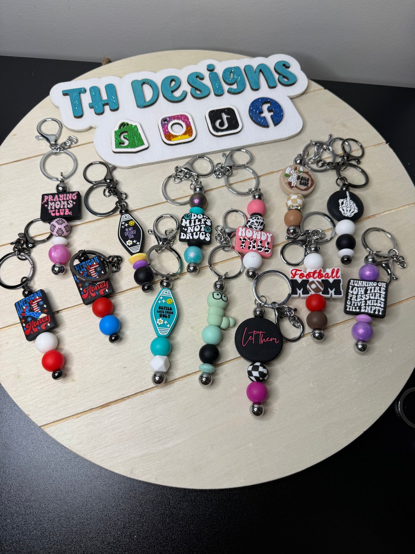KEYCHAINS $10 or 2/$15