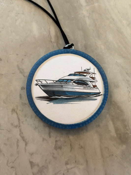 4 inch Round Boat - Vanilla Buttercream